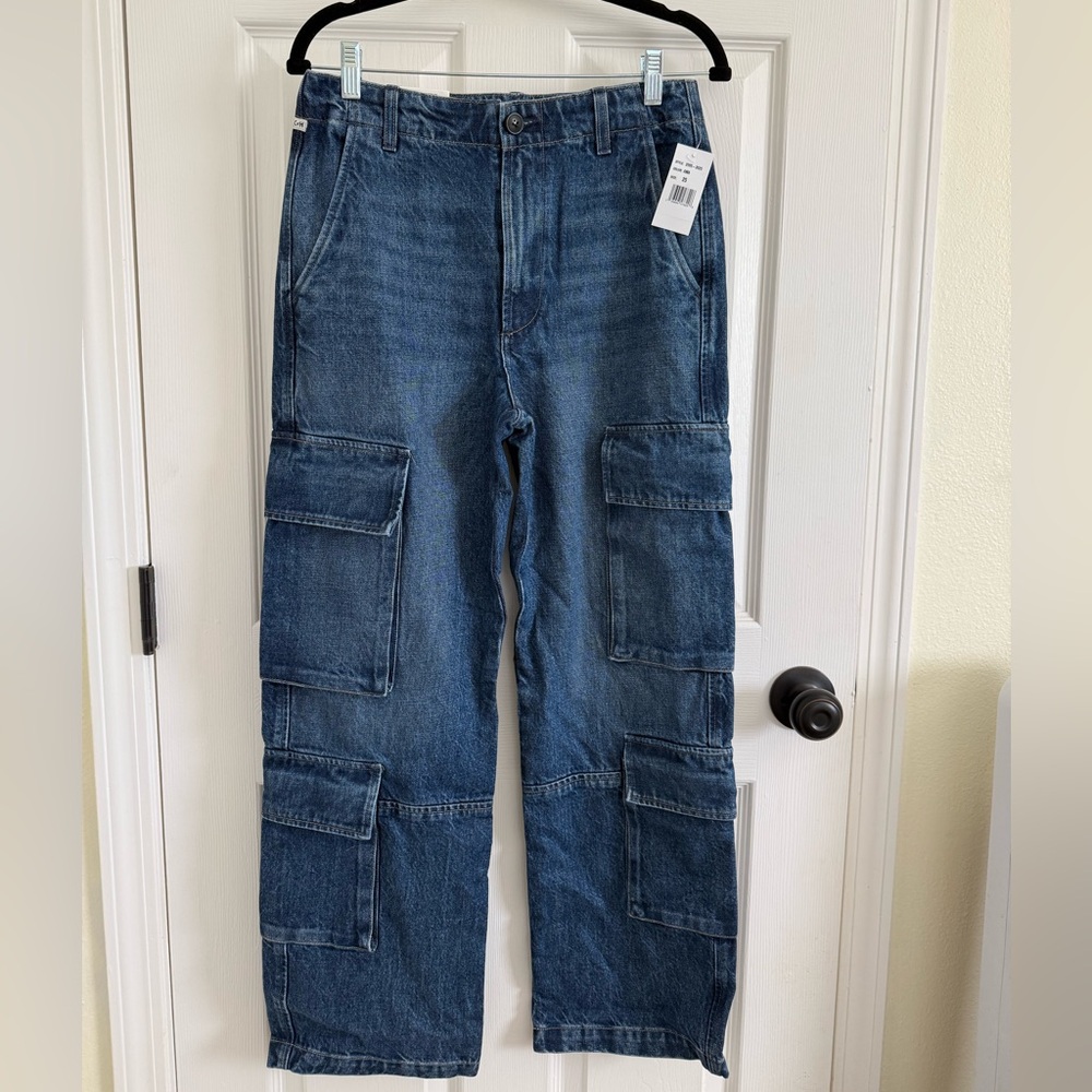 NWT Citizens of Humanity Delena Cargo Jeans SZ 25